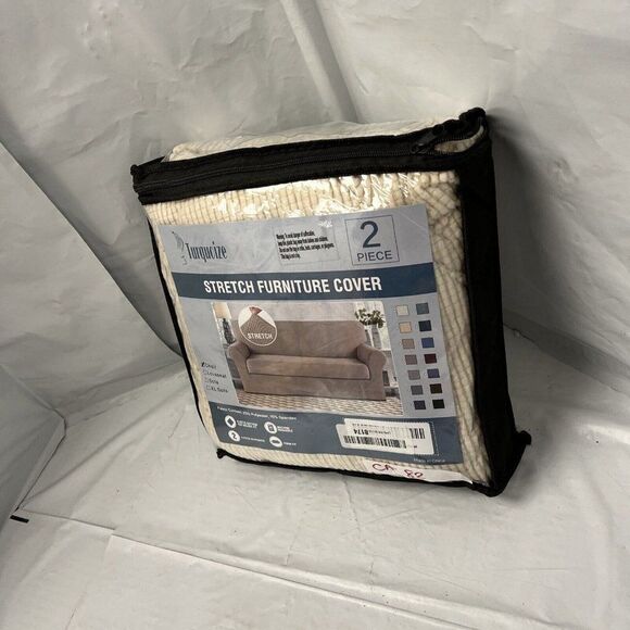 Turquoize Furniture Protector Soft Non Slip Stretch Velvet Sofa Covers CA82 - Picture 3 of 6